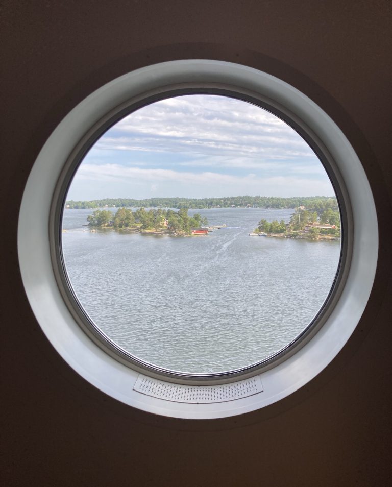 Aboard ferry Viking Grace enroute to Mariehamn