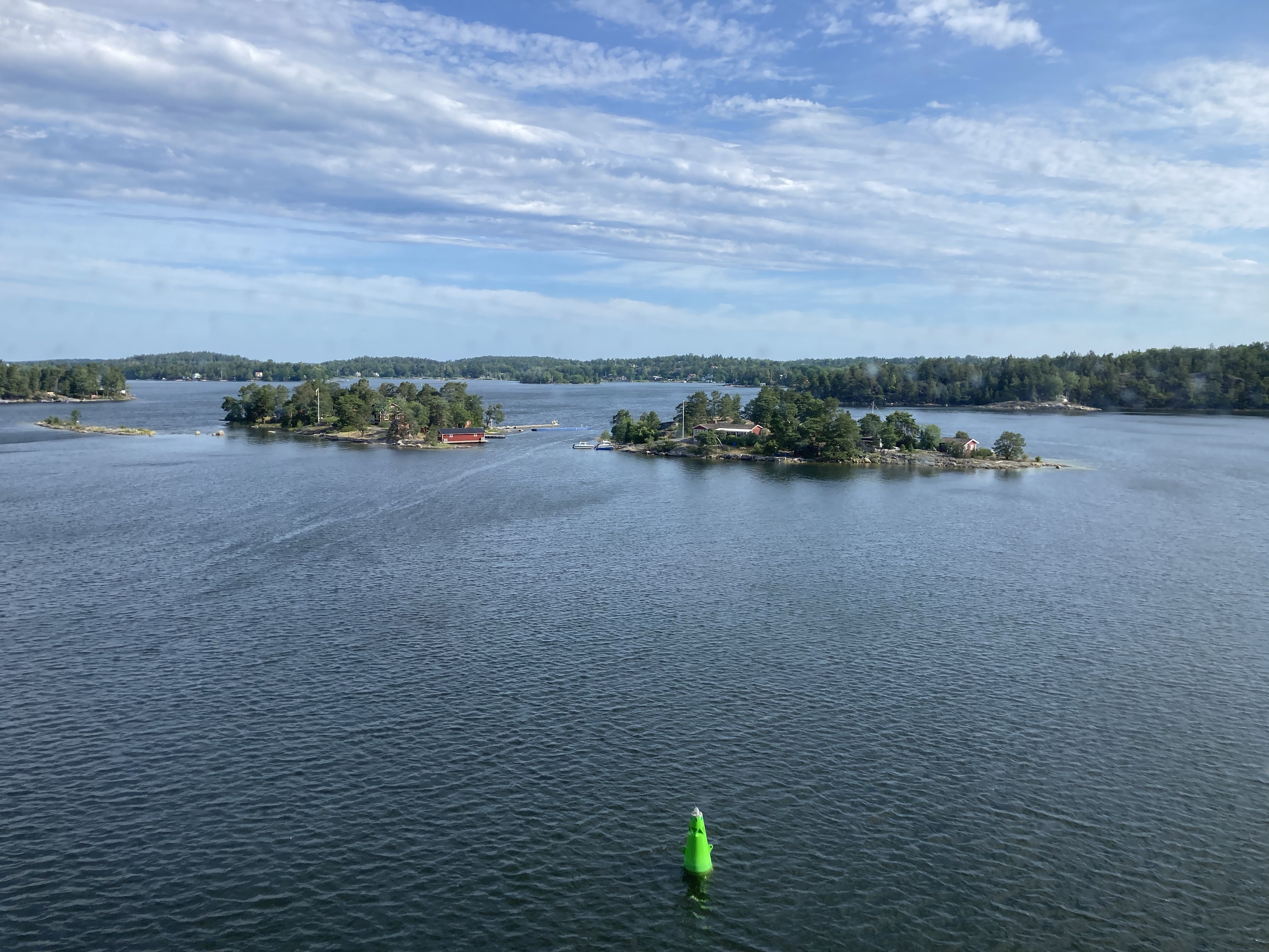 Aboard ferry Viking Grace enroute to Mariehamn