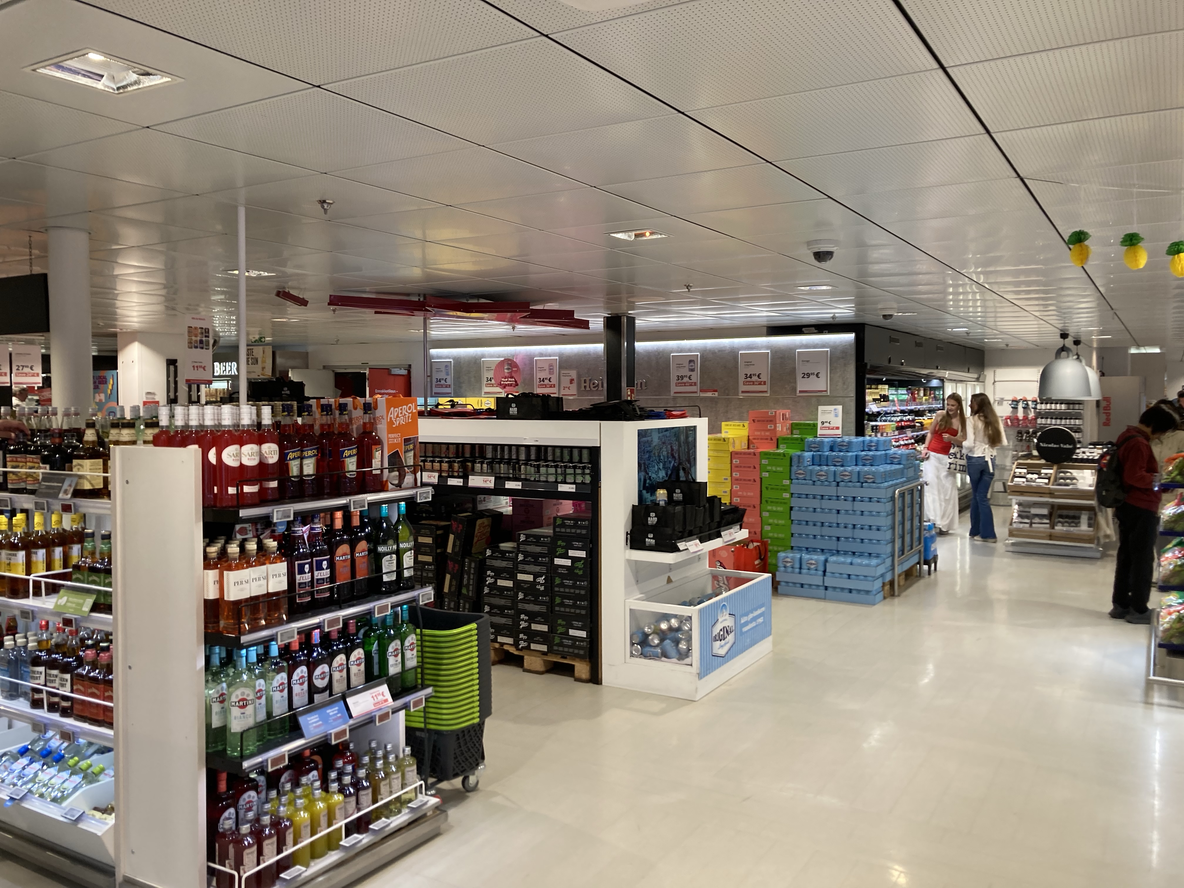 Duty Free Shop aboard ferry Viking Grace from Stockholm to Mariehamn