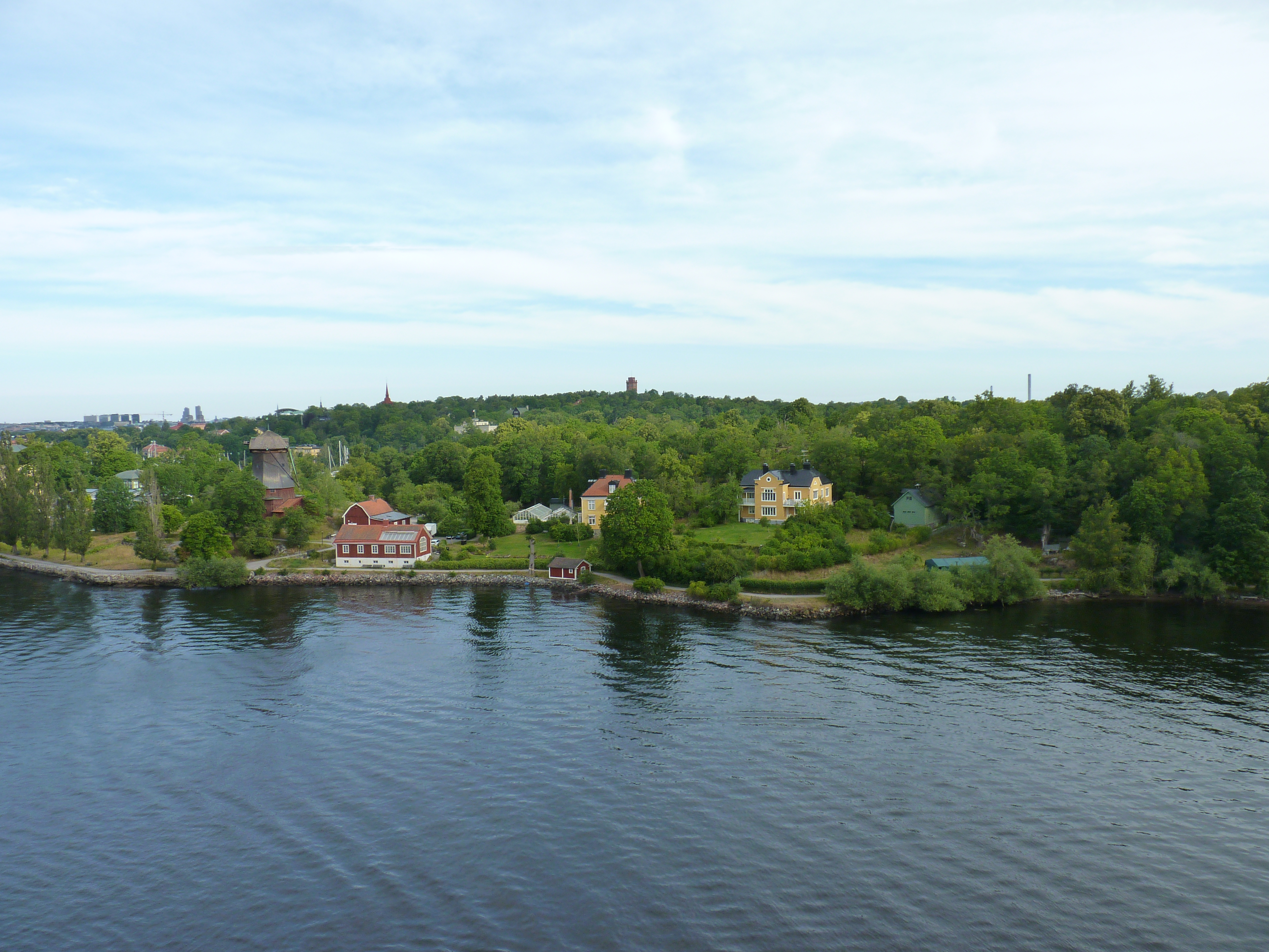 Cruising Stockholm archipelago aboard ferry Viking Grace